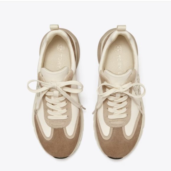 Tory Burch Good Luck Low-Top Sneakers Size 8.5 - Picture 4 of 10